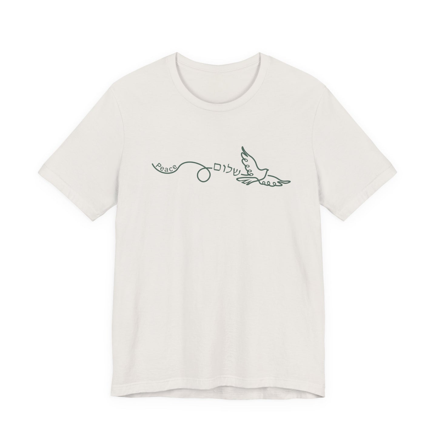Shalom Dove Tee | Hebrew Peace Christian Graphic T-Shirt