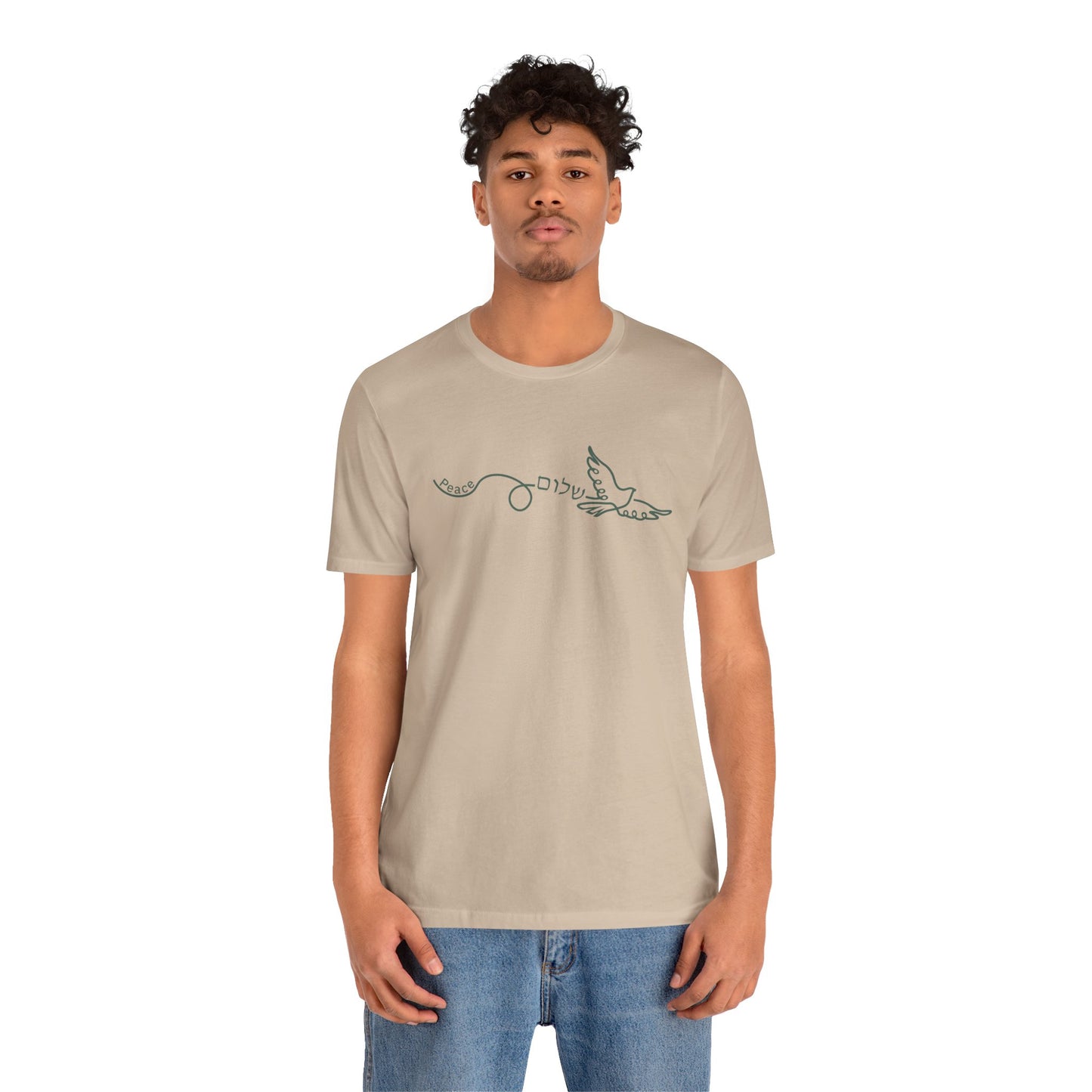Shalom Dove Tee | Hebrew Peace Christian Graphic T-Shirt