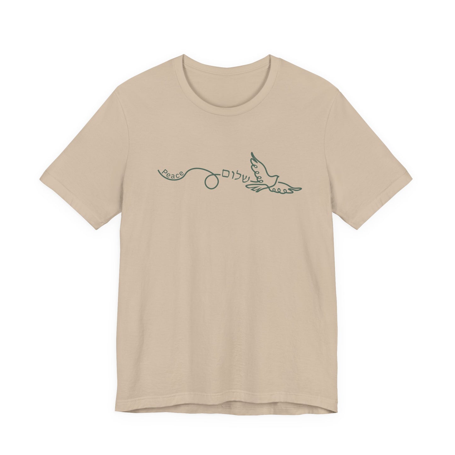 Shalom Dove Tee | Hebrew Peace Christian Graphic T-Shirt